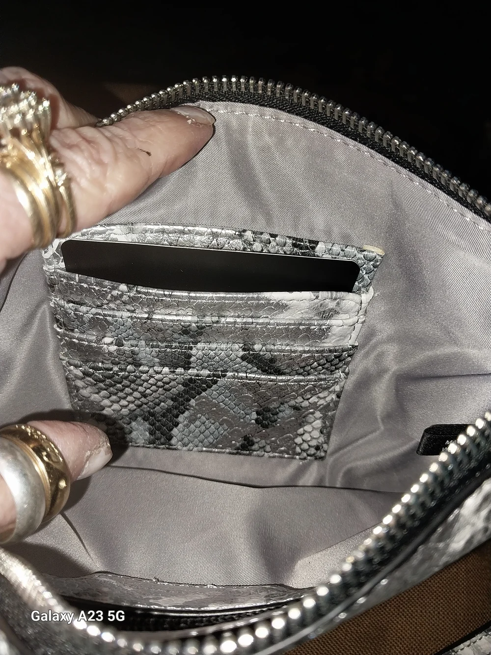 INC International Concepts sleek metallic